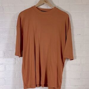 Bernini Made In Italy Crewneck Orange T Shirt size XLARGE